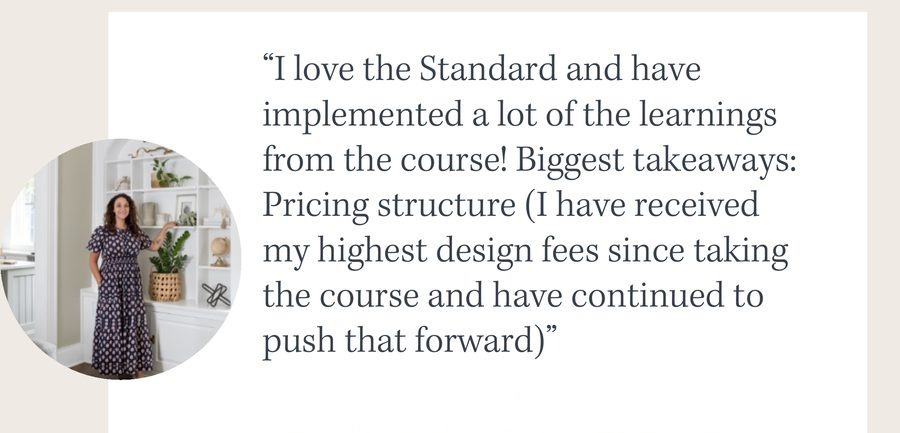 Testimonial from Danielle Chiprut, Danielle Rose Design Co.